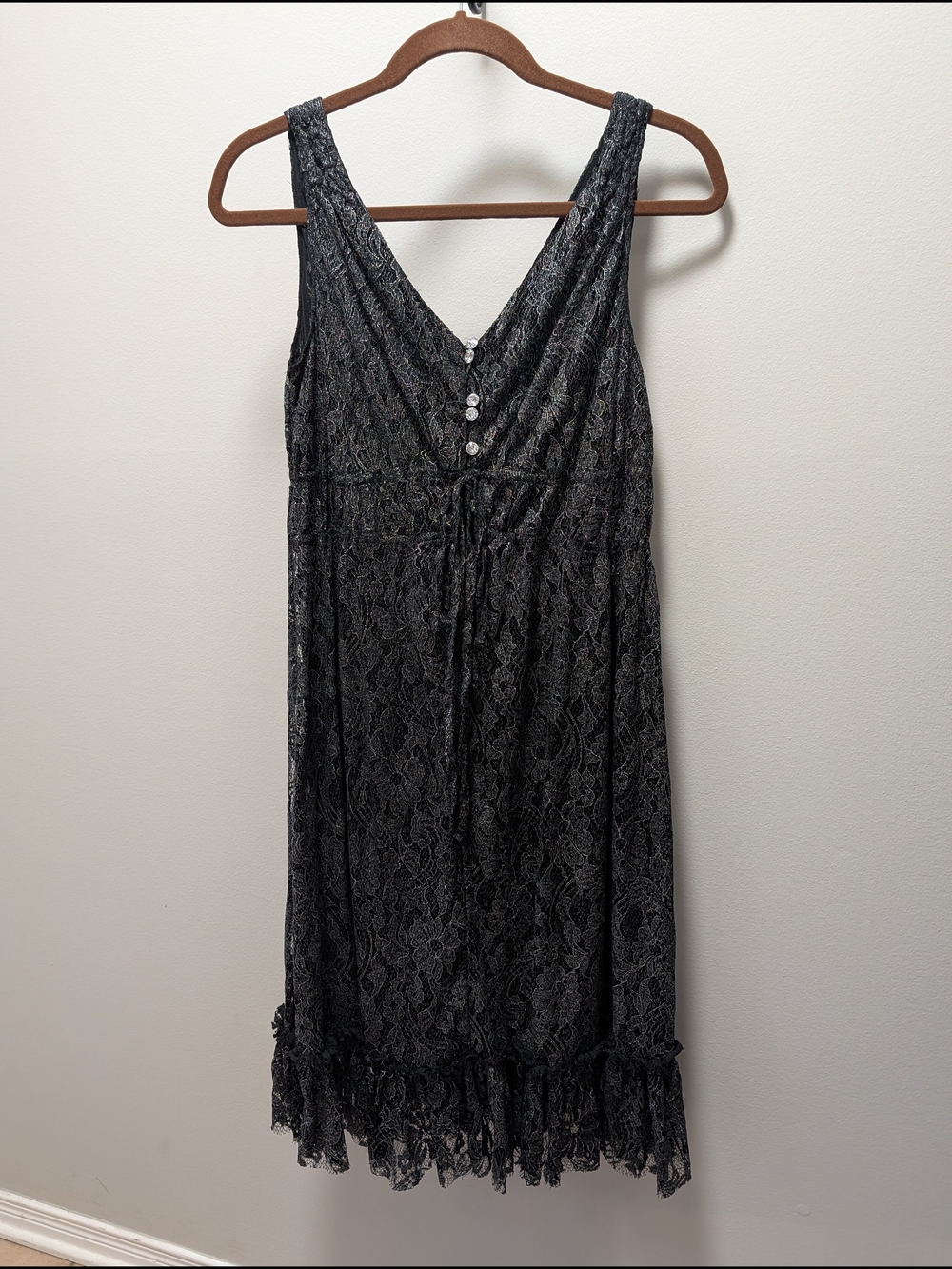 Vtg Eitie Lace Dress